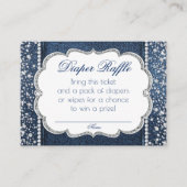 デニムとダイヤモンドおむつラッフルチケット エンクロージャーカード (正面)