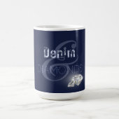 デニムとダイヤモンドのコーヒーマグ コーヒーマグカップ (中央)