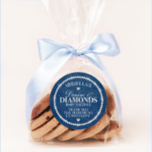 デニムとダイヤモンドのステッカー