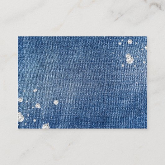 デニムとダイヤモンドのブックリクエスト エンクロージャーカード (裏面)