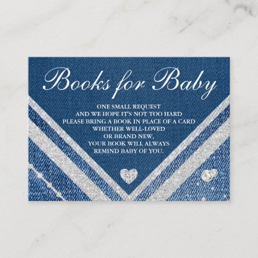 デニムとダイヤモンドのブックリクエスト エンクロージャーカード (正面)