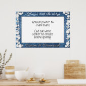 デニムとダイヤモンドの写真撮影用フレーム小道具ポスター ポスター (キッチン)