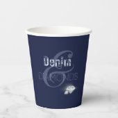 デニムとダイヤモンドの紙カップ 紙コップ (正面)