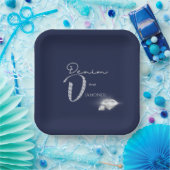 デニムとダイヤモンド紙プレート ペーパープレート (パーティー)