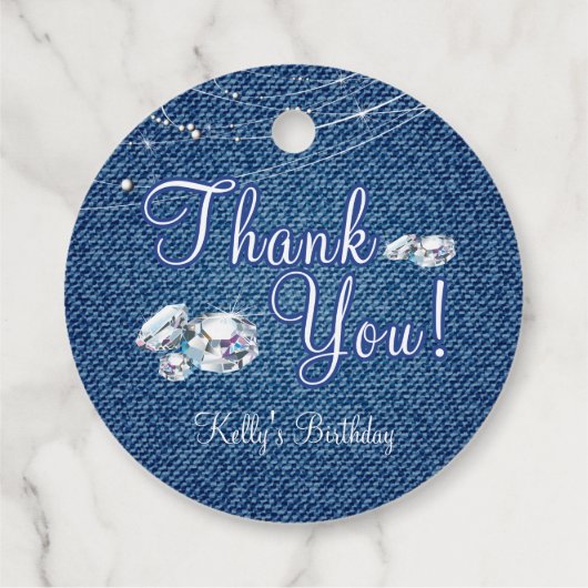 デニムとダイヤモンド フェイバータグ (裏面)