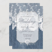 デニムとダイヤモンド 招待状 (正面/裏面)