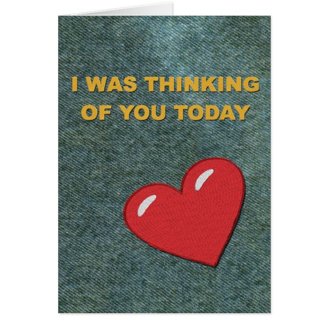 デニムとハート (正面)