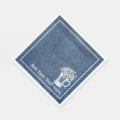 デニムとヒナギス スタンダードランチョンナプキン (角)