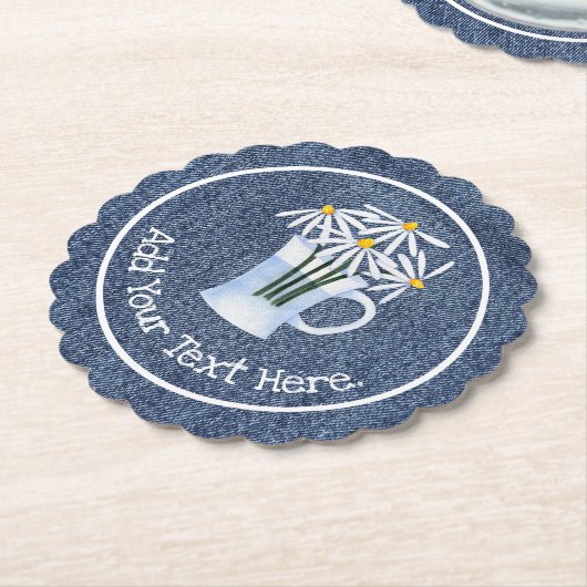 デニムとヒナギス ペーパーコースター (アングル)