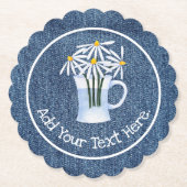 デニムとヒナギス ペーパーコースター (正面)