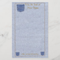 デニムとポケット固定式