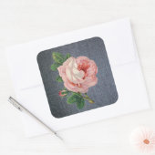 デニムとヴィンテージバラシール スクエアシール (封筒)