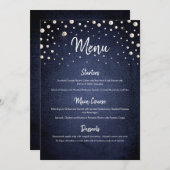 デニムと真珠のメニュー メニュー (正面/裏面)