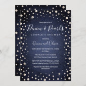 デニムと真珠 招待状 (正面/裏面)