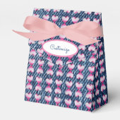 デニムと絞り染めハート用化粧箱 フェイバーボックス (正面サイド)