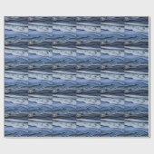 デニムのジーンズの積み重ね ラッピングペーパー (フラット)