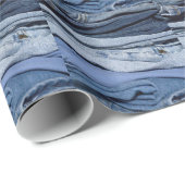 デニムのジーンズの積み重ね ラッピングペーパー (ロールコーナー)