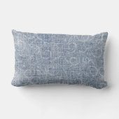 デニムの姓 ランバークッション (裏面)