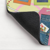 デニムの幸せ マウスパッド (コーナー)