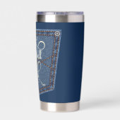 デニムの懐が好い 保温保冷タンブラー (背面)