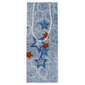 デニムの星 ワインギフトバッグ (裏面)