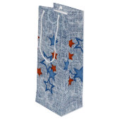 デニムの星 ワインギフトバッグ (裏面アングル)