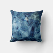 デニムの熱狂するなキルト クッション (裏面)