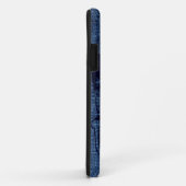 デニムの青の愛国心が強い米国の旗 Case-Mate iPhoneケース (裏面/右)