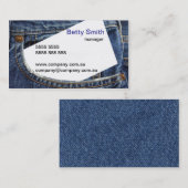 デニムは名刺を設計しました 名刺 (正面/裏面)