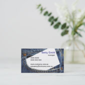 デニムは名刺を設計しました 名刺 (スタンド正面)