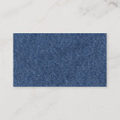 デニムは名刺を設計しました 名刺 (裏面)