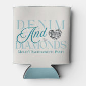 デニムアンドダイアモンズウェスタンバチェロレッテデザイン 缶クーラー (正面)