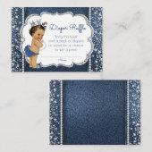 デニムアンドダイヤモンドガールズオムツラッフルチケット エンクロージャーカード (正面/裏面)