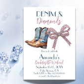 デニムアンドダイヤモンドディスコパーティーバチェロレッテ週末 招待状