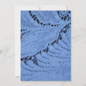 デニムアンドレース結婚式招待状 招待状 (裏面)