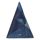 デニムアーバン動揺してクストライプの:パッチワーク。 パーティーハット (右)