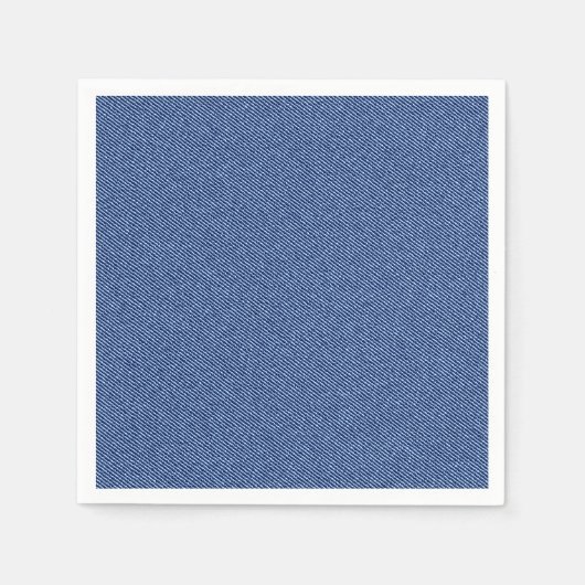 デニムカッコいいブルージーンズ スタンダードカクテルナプキン (正面)