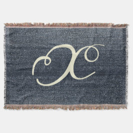 デニムクールルック スローブランケット