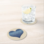 デニムクールルック ラウンドペーパーコースター (インサイチュ)