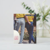 デニムシリーズ08主張ジーンズのはがき ポストカード (スタンド正面)