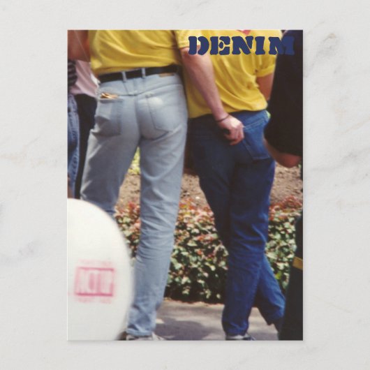 デニムシリーズ08主張ジーンズのはがき ポストカード (正面)