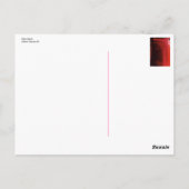 デニムシリーズ09レッドジーンズのはがき ポストカード (裏面)