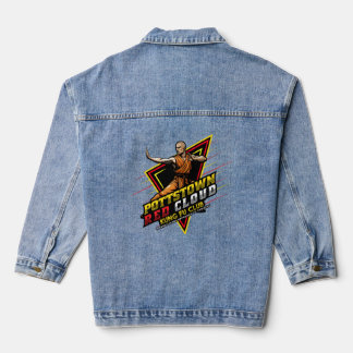 デニムジャケット レッドクラウドカンフークラブTシャツ