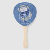 デニムジャンポケット&レース ハンドファン (裏面)