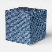 デニムジーンズのテクスチャ フェイバーボックス (裏面サイド)