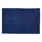 デニムジーンズの生地：テクスチャ付き背景。 枕カバー (裏面)