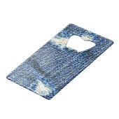 デニムジーンズボトルオープナークレジットカードサイズ クレジットカード栓抜き (裏面アングル)