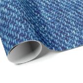 デニムジーンズポケットカントリー素朴ウェスタンダイヤモンド ラッピングペーパー (ロールコーナー)