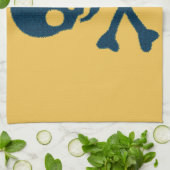 デニムスカル キッチンタオル (折り畳み)