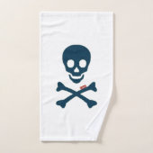 デニムスカル バスタオルセット (ハンドタオル)